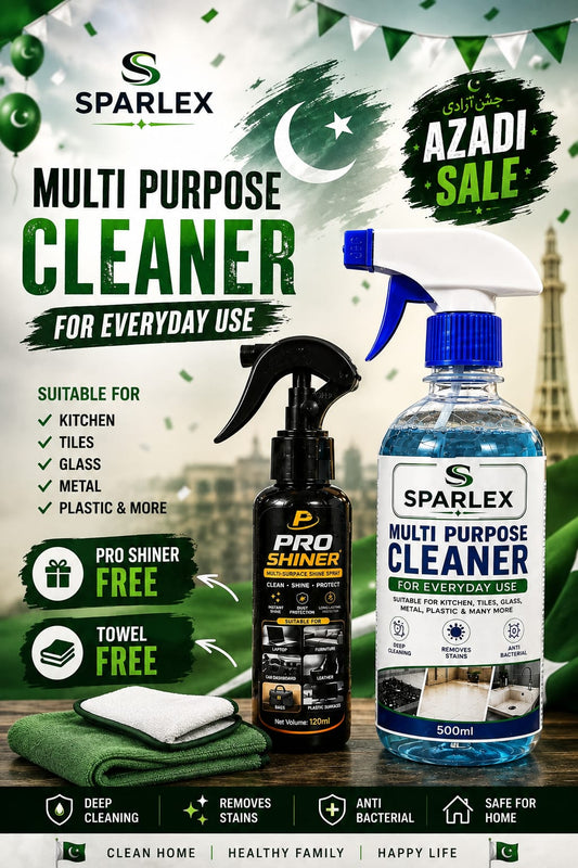 Sparlex Multi Purpose Cleaner ( “deal “ Pro Shiner +Towel Free)